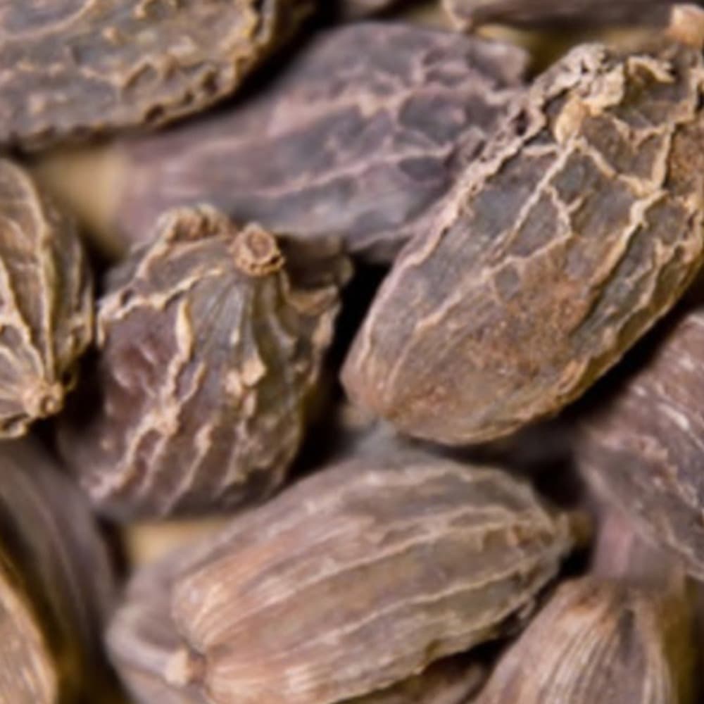 Dried large cardamom pods from Northeast India